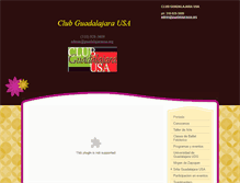 Tablet Screenshot of guadalajarausa.org
